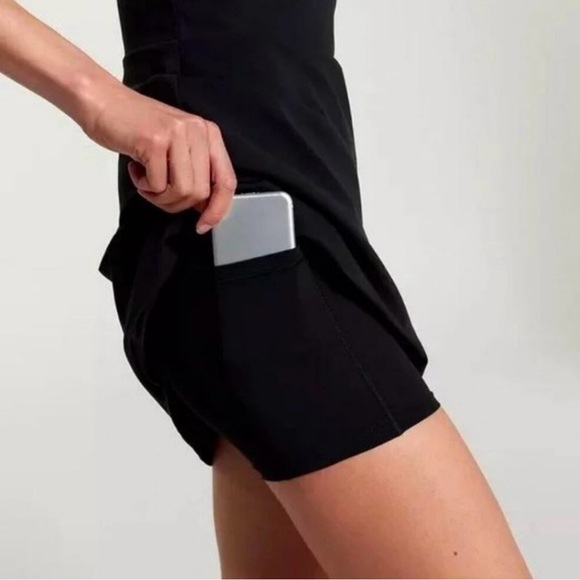 Calia Apron High Neck Athletic Dress Built-In Shorts Size Small - Picture 5 of 5